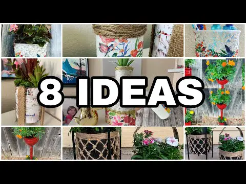 Ideas creativas para colgar macetas en la pared y decorar tu hogar