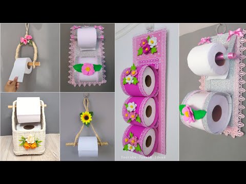 5 creativas formas de colocar el papel higiénico en tu baño