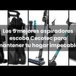 Los 5 mejores aspiradores escoba para mantener tu hogar impecable