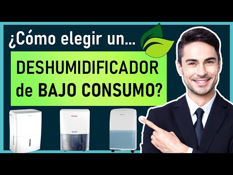 Los deshumidificadores más eficientes en consumo de energía