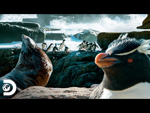La sorprendente historia del pingüino sin salida de aire: un caso de supervivencia extrema