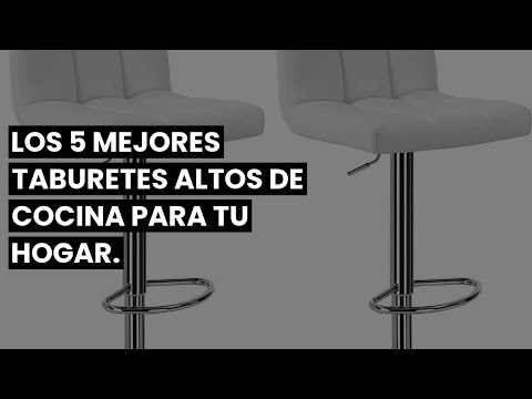 Los taburetes altos de diseño más elegantes para tu hogar