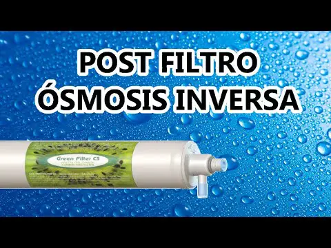 Mejora la calidad de tu agua con los filtros para osmosis inversa