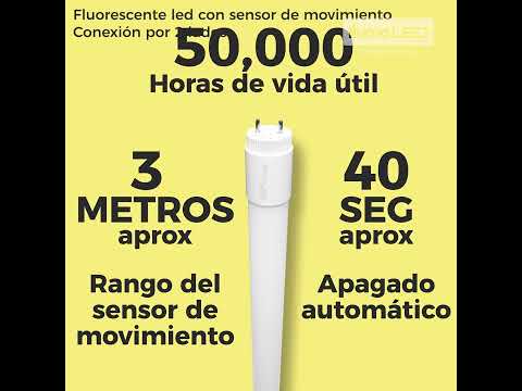 La eficiencia se une a la comodidad: Tubo LED con sensor de movimiento