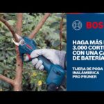 Tijeras de podar a batería Bosch: la herramienta perfecta para un jardín impecable