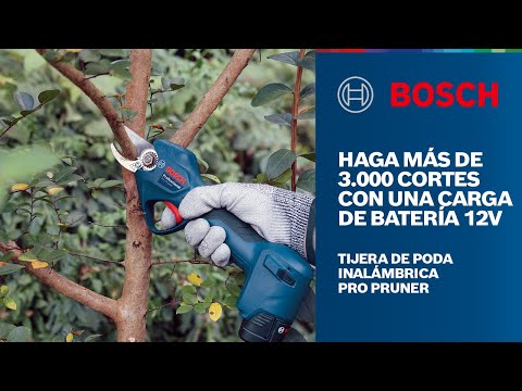 Tijeras de podar a batería Bosch: la herramienta perfecta para un jardín impecable