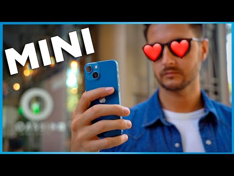 El nuevo iPhone 13 mini en color azul: un vistazo a la última joya de Apple