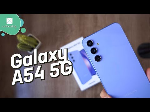 El impresionante Samsung Galaxy A54 5G de 128GB en color morado: ¡Una experiencia móvil de alta velocidad y estilo vibrante!