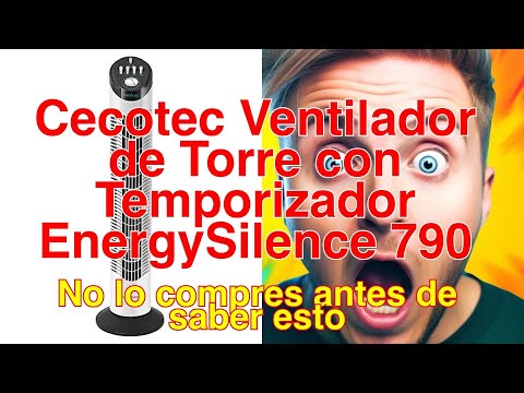 Análisis detallado del ventilador de torre EnergySilence 790 Skyline de Cecotec