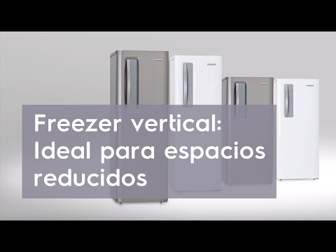 El congelador vertical de acero inoxidable: la opción perfecta para mantener tus alimentos frescos y organizados