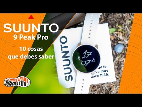 La increíble resistencia y elegancia del Suunto 9 Peak Pro Titanium