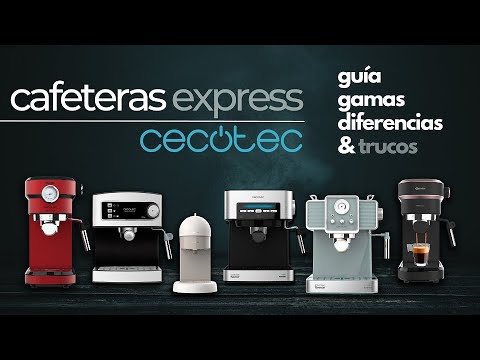 La eficiencia y elegancia de la cafetera espresso negra de 1050 W