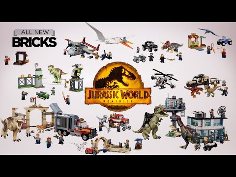 Crea tu propio parque jurásico con los sets de LEGO de Jurassic World