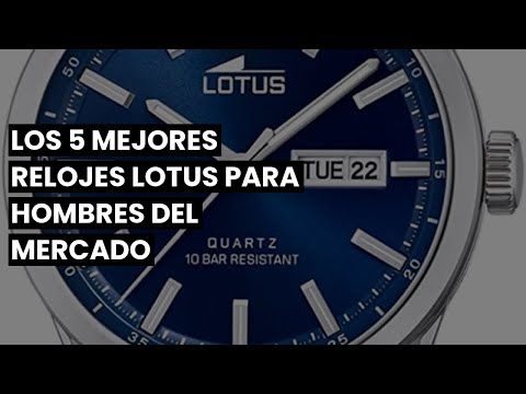 Las mejores opiniones sobre los smartwatch Lotus para hombres