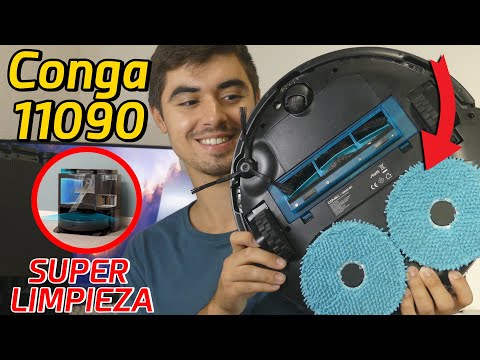 El potente y versátil Cecotec Robot Aspirador y Friegasuelos Conga 11090