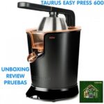 Aprovecha al máximo tus frutas con el exprimidor Taurus Easy Press 600