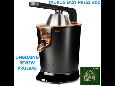 Aprovecha al máximo tus frutas con el exprimidor Taurus Easy Press 600