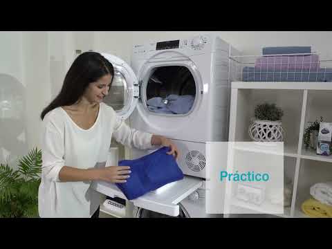 La solución perfecta para ahorrar espacio: kit para apilar tu secadora sobre la lavadora
