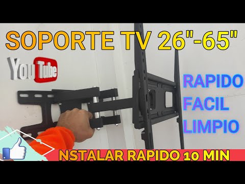 La guía definitiva para instalar un soporte de pared para tu televisor de 65 pulgadas