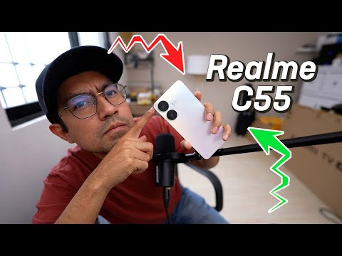 El potente realme c55 con 8 GB de RAM y 256 GB de almacenamiento interno