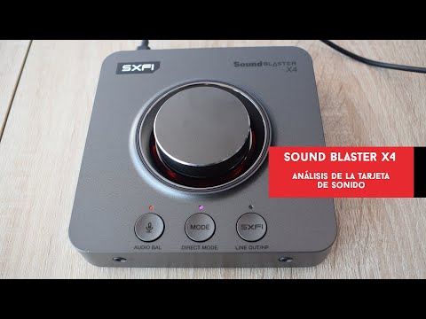 Mejora tu experiencia de sonido con Sound Blaster X4