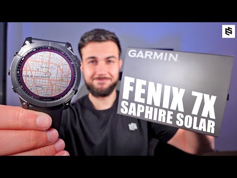 Fénix 7X Pro Solar Sapphire: La última innovación en relojes deportivos de Garmin