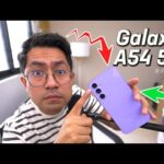 El potente Galaxy A54 con 256 GB de almacenamiento interno