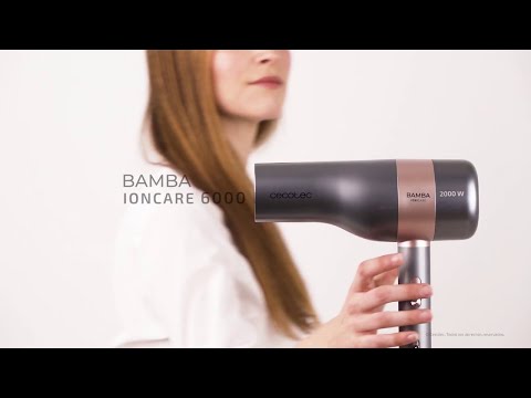 El potente secador Cecotec Bamba 6000: el aliado perfecto para un cabello impecable
