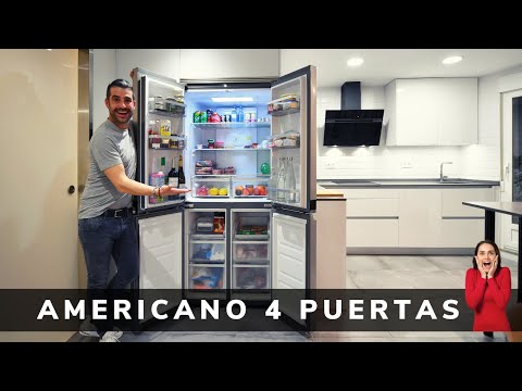 El innovador frigorífico americano LG de 4 puertas: diseño y funcionalidad en tu cocina