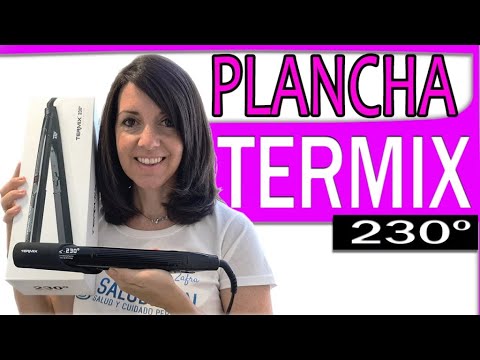 Logra un alisado perfecto con la plancha Termix 230 Black Edition en Neuttro.es