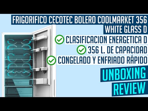 La eficiencia y estilo del frigorífico combi de dos puertas Bolero Coolmarket de Cecotec