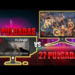 ¿Cuál es la mejor opción para jugar: 24 o 27 pulgadas?