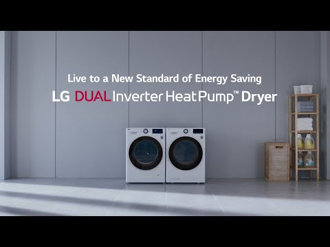 La eficiencia imbatible de la secadora LG Dual Inverter Heat Pump