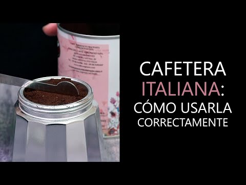 Cafetera italiana de inducción para disfrutar del aroma del café en casa