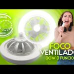 La combinación perfecta: lámpara de techo con ventilador para refrescar y iluminar tu hogar