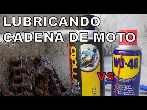 La efectividad del WD-40 en la limpieza de cadenas