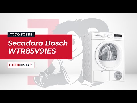 Análisis completo de la secadora Bosch Serie 4 WTR85V91ES: eficiencia y rendimiento sin igual