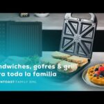 La cecotec sandwichera rock'ntoast family 3in1: una opción versátil para tus desayunos y meriendas