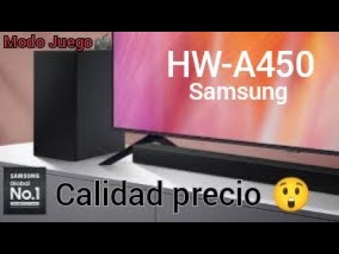 La potencia del sonido envolvente: Samsung barra de sonido HW-C430 ZF en color negro