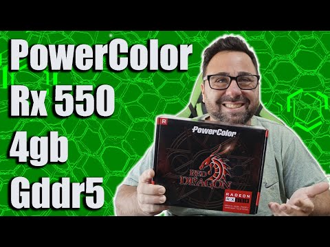 La potencia de la PowerColor Red Dragon Radeon RX 550 4GB GDDR5: Una tarjeta gráfica que marca la diferencia